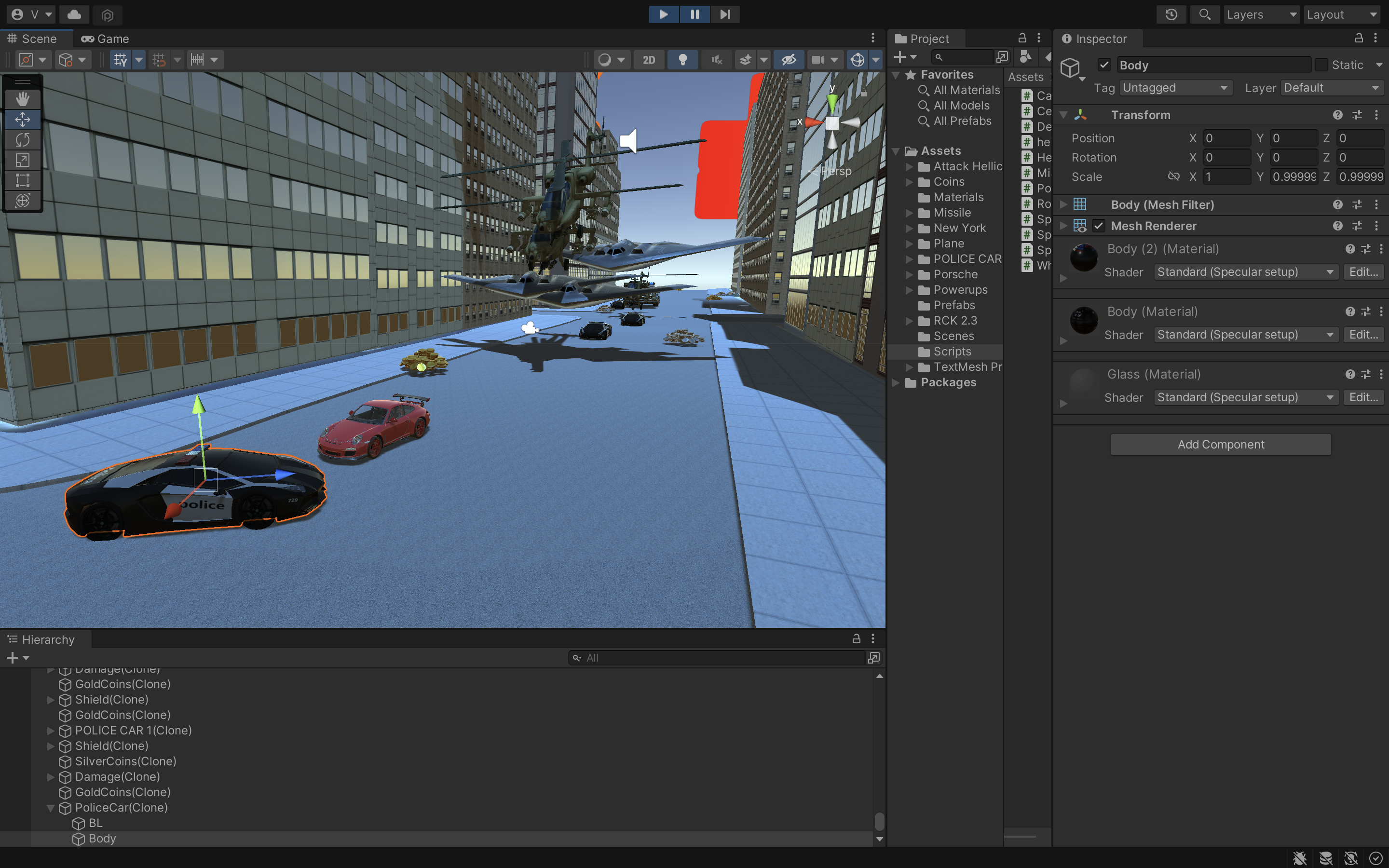Technical implementation screenshot